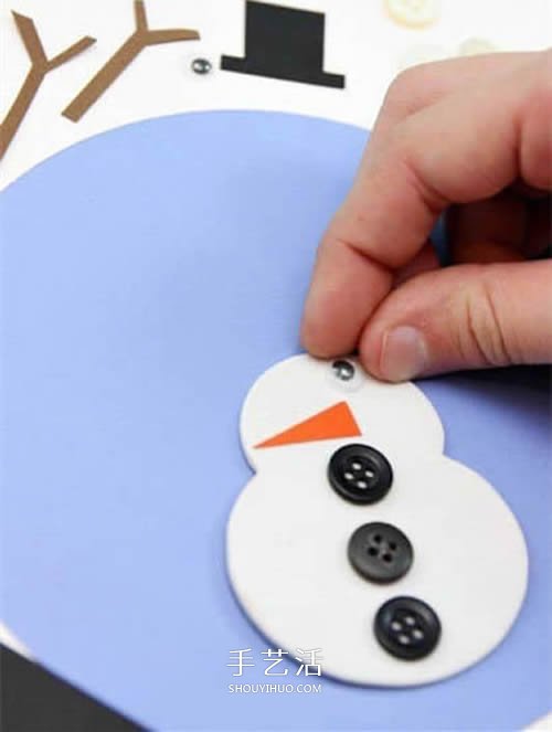冬天雪人裝飾擺件的做法 卡紙制作雪人裝飾品 -  rpnrmr.com