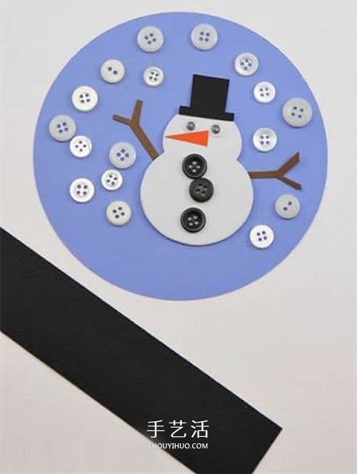 冬天雪人裝飾擺件的做法 卡紙制作雪人裝飾品 -  rpnrmr.com