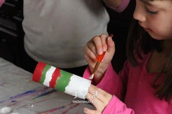 衛(wèi)生紙筒手工制作蠟燭 幼兒園圣誕節(jié)蠟燭做法 -  rpnrmr.com