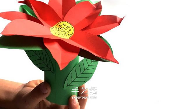 剪紙制作圣誕花的方法 圣誕節(jié)圣誕花裝飾DIY -  rpnrmr.com
