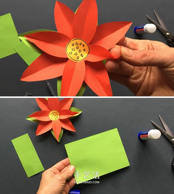 剪紙制作圣誕花的方法 圣誕節(jié)圣誕花裝飾DIY -  rpnrmr.com