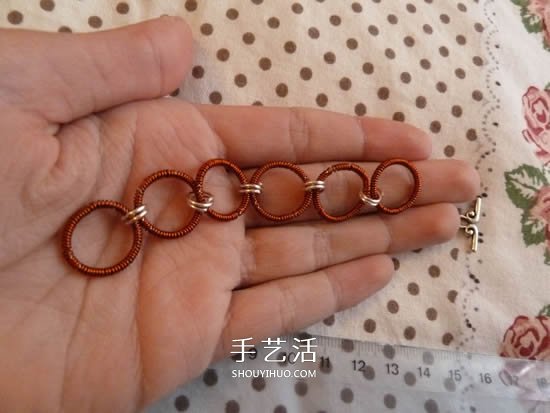 DIY銅線手鏈的步驟圖 銅線手工制作手飾教程 -  rpnrmr.com