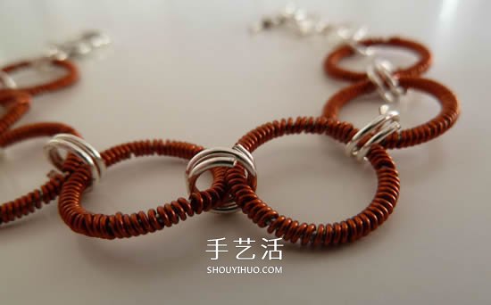 DIY銅線手鏈的步驟圖 銅線手工制作手飾教程 -  rpnrmr.com