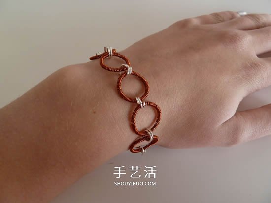 DIY銅線手鏈的步驟圖 銅線手工制作手飾教程 -  rpnrmr.com