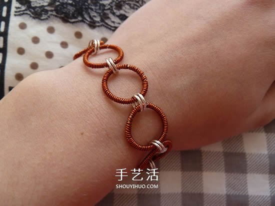 DIY銅線手鏈的步驟圖 銅線手工制作手飾教程 -  rpnrmr.com