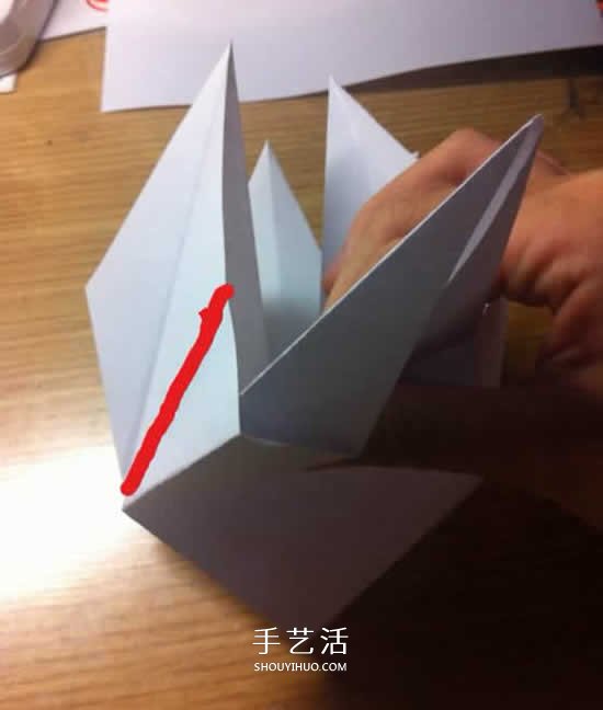 千紙鶴收納盒怎么折 折紙可做收納盒的千紙鶴 -  rpnrmr.com