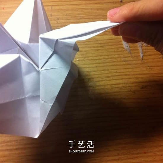 千紙鶴收納盒怎么折 折紙可做收納盒的千紙鶴 -  rpnrmr.com