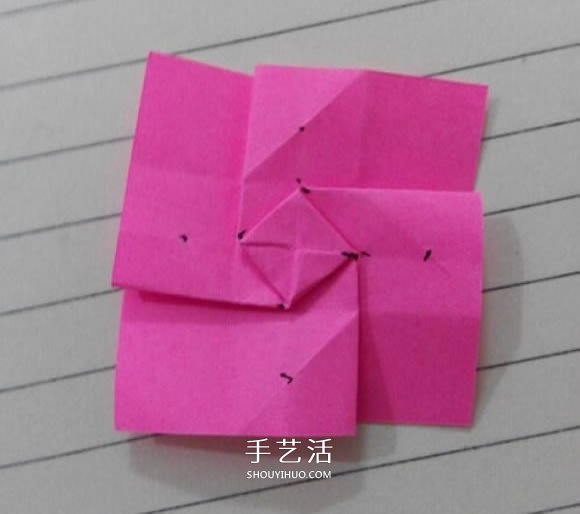 最簡單紙玫瑰花的折法 怎么折簡單漂亮的玫瑰 -  rpnrmr.com