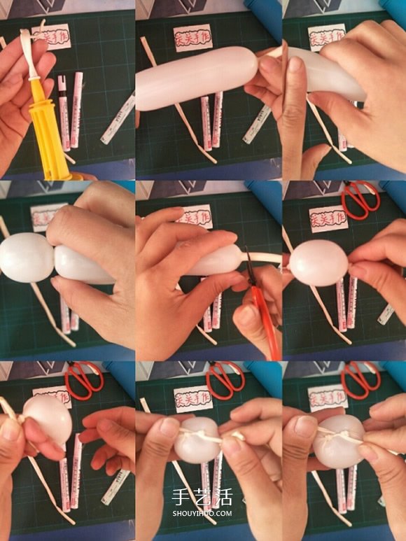 給孩子的圣誕禮物：手拿氣球圣誕老人的做法 -  rpnrmr.com