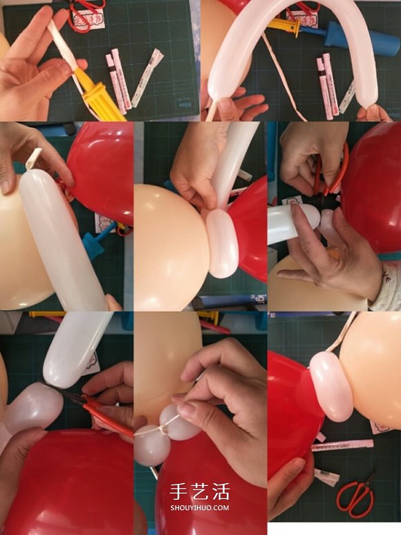給孩子的圣誕禮物：手拿氣球圣誕老人的做法 -  rpnrmr.com