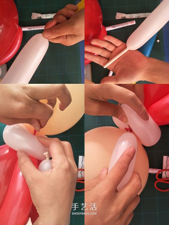 給孩子的圣誕禮物：手拿氣球圣誕老人的做法 -  rpnrmr.com