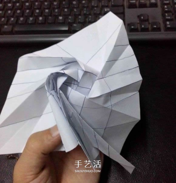 妮妮玫瑰的折法圖解 手工漂亮紙玫瑰折紙步驟 -  rpnrmr.com