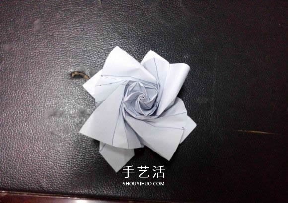 妮妮玫瑰的折法圖解 手工漂亮紙玫瑰折紙步驟 -  rpnrmr.com