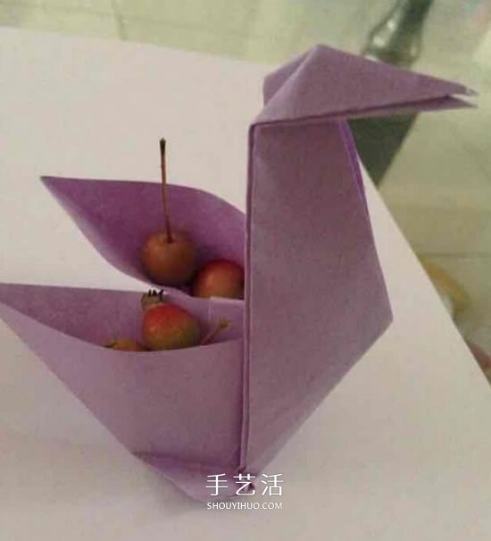 折紙千紙鶴收納盒教程 可當(dāng)盒子的千紙鶴折法 -  rpnrmr.com