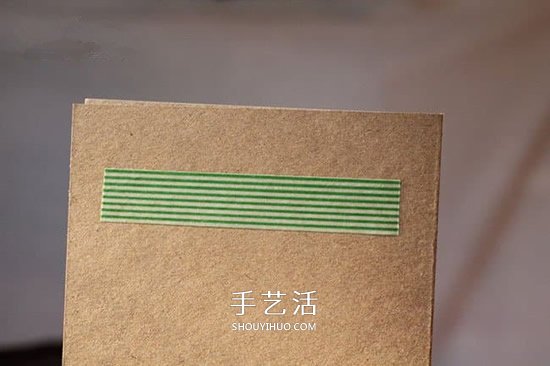 用膠帶紙貼出圣誕賀卡 最簡單圣誕節(jié)賀卡DIY -  rpnrmr.com