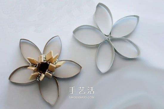 衛(wèi)生紙筒廢物利用 手工制作圣誕樹掛飾方法 -  rpnrmr.com