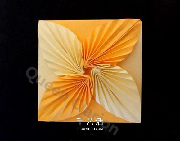 樹葉紙盒的折法圖解 帶葉子蓋子折紙方法 -  rpnrmr.com