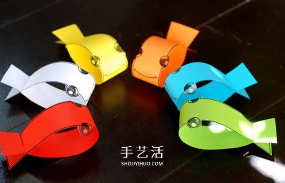 剪紙做可愛小魚和螃蟹 簡單小動物風(fēng)鈴的做法 -  rpnrmr.com
