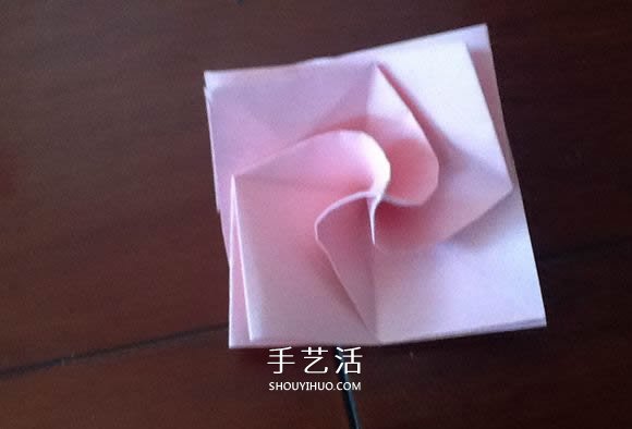 小清新旋轉玫瑰的折法 帶圖解和實拍步驟 -  rpnrmr.com