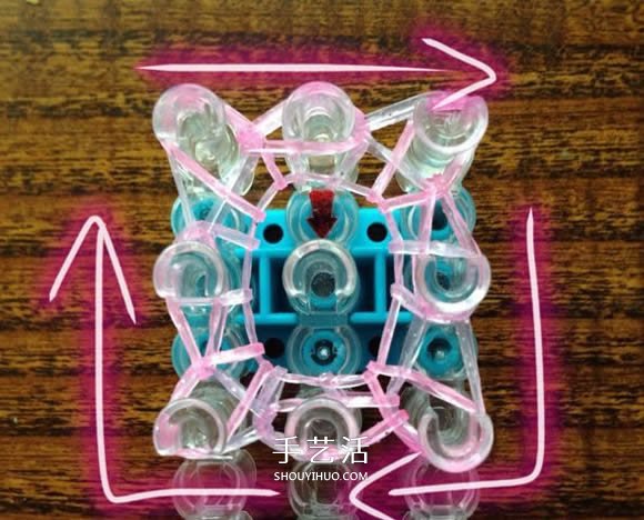 怎樣用橡皮筋編織戒指 編成漂亮的花朵造型 -  rpnrmr.com