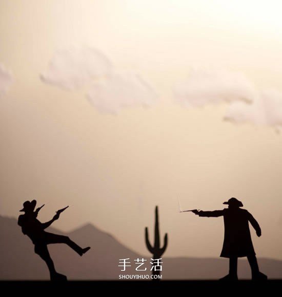 充滿魅力的卡紙剪紙 DIY生動的剪影照片 -  rpnrmr.com