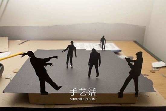 充滿魅力的卡紙剪紙 DIY生動的剪影照片 -  rpnrmr.com