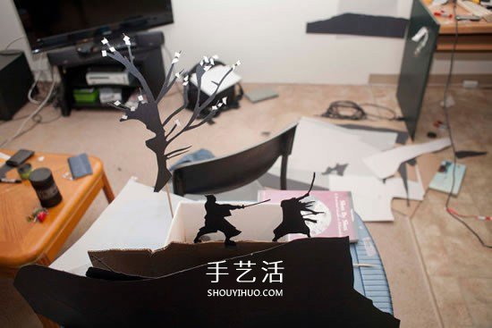 充滿魅力的卡紙剪紙 DIY生動的剪影照片 -  rpnrmr.com