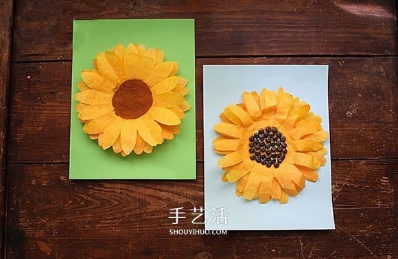 新年賀卡現(xiàn)在就準(zhǔn)備 漂亮的向日葵賀卡DIY -  rpnrmr.com