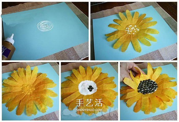 新年賀卡現(xiàn)在就準(zhǔn)備 漂亮的向日葵賀卡DIY -  rpnrmr.com