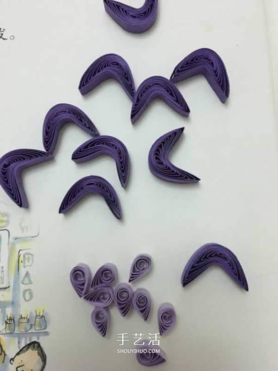 簡單入門衍紙教程 手工衍紙花朵的制作方法 -  rpnrmr.com