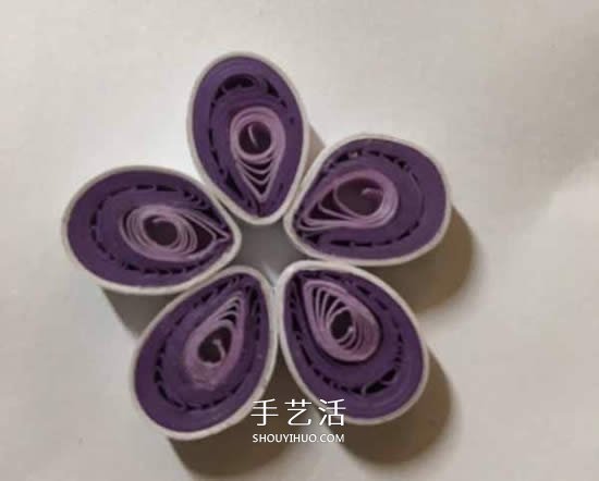 簡單入門衍紙教程 手工衍紙花朵的制作方法 -  rpnrmr.com