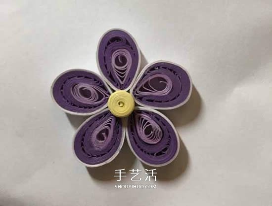 簡單入門衍紙教程 手工衍紙花朵的制作方法 -  rpnrmr.com
