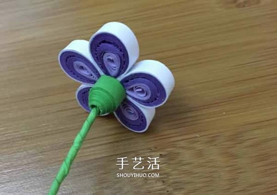 簡單入門衍紙教程 手工衍紙花朵的制作方法 -  rpnrmr.com