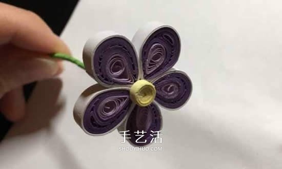 簡單入門衍紙教程 手工衍紙花朵的制作方法 -  rpnrmr.com