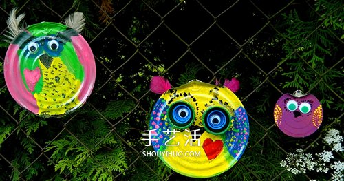 奶粉罐蓋子的廢物利用 手工制作可愛貓頭鷹 -  rpnrmr.com