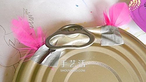 奶粉罐蓋子的廢物利用 手工制作可愛貓頭鷹 -  rpnrmr.com