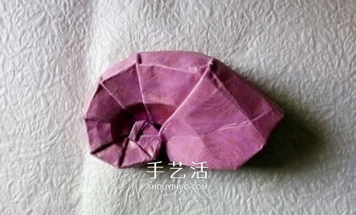 看著有點(diǎn)像羊角！手工蝸牛殼折紙方法圖解 -  rpnrmr.com