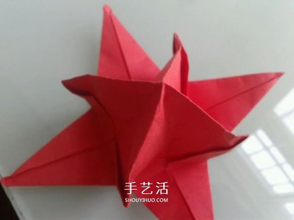 折紙花的教程之漂亮雙繽玫瑰的折法圖解 -  rpnrmr.com