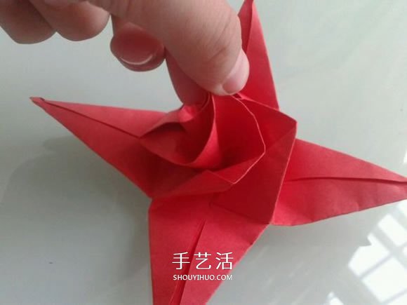 折紙花的教程之漂亮雙繽玫瑰的折法圖解 -  rpnrmr.com