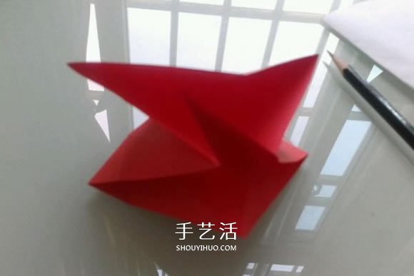 折紙花的教程之漂亮雙繽玫瑰的折法圖解 -  rpnrmr.com