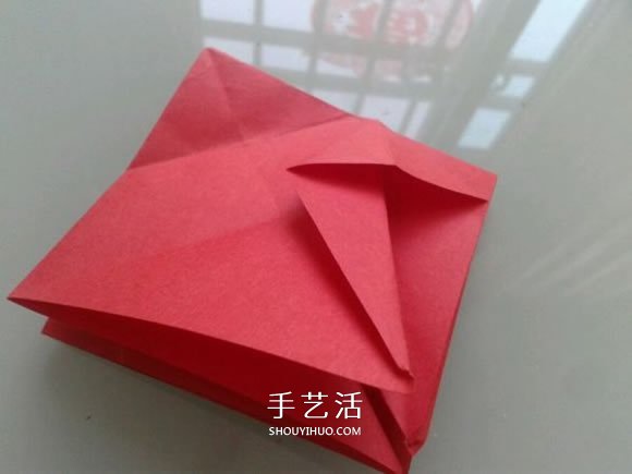 折紙花的教程之漂亮雙繽玫瑰的折法圖解 -  rpnrmr.com
