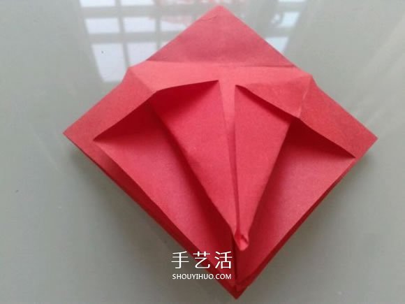 折紙花的教程之漂亮雙繽玫瑰的折法圖解 -  rpnrmr.com