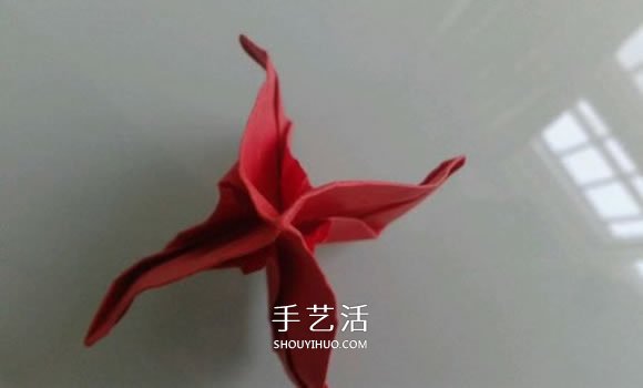 折紙花的教程之漂亮雙繽玫瑰的折法圖解 -  rpnrmr.com
