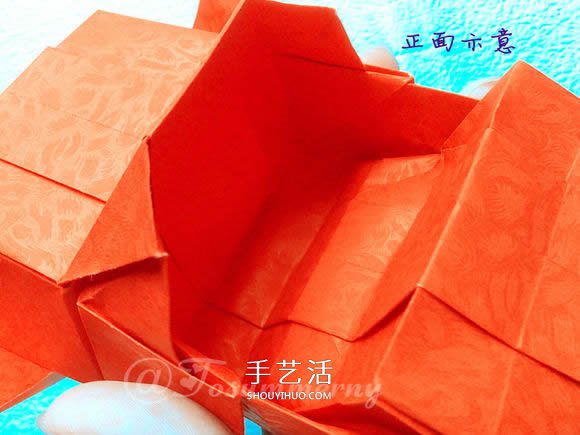 折紙汽車的詳細(xì)教程 折一輛帥氣的敞篷車圖解 -  rpnrmr.com