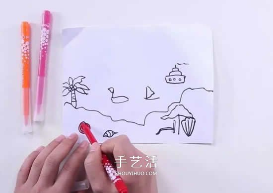 畫畫又剪貼 夏日檸檬茶、冰激凌手工制作 -  rpnrmr.com