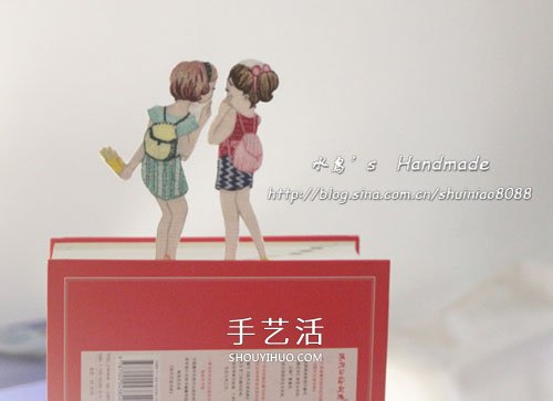 手工刺繡布藝書簽制作 可愛的小女孩書簽DIY -  rpnrmr.com