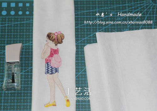手工刺繡布藝書簽制作 可愛的小女孩書簽DIY -  rpnrmr.com