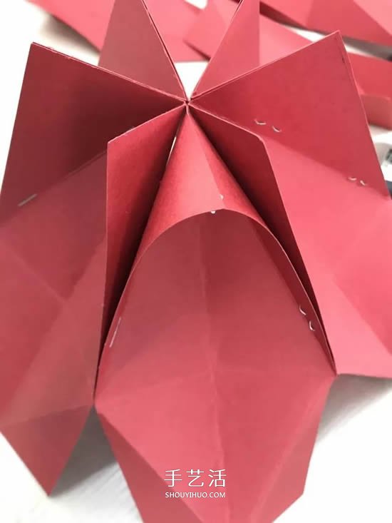 元旦新年小手工 折紙制作漂亮的紙燈籠圖解 -  rpnrmr.com