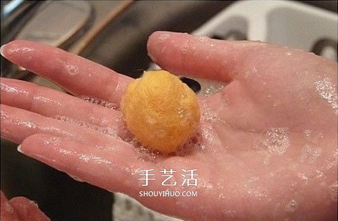 羊毛氈插花裝飾品DIY 只要把羊毛搓成球就可以 -  rpnrmr.com