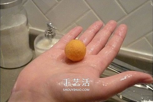 羊毛氈插花裝飾品DIY 只要把羊毛搓成球就可以 -  rpnrmr.com